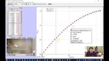 Physics First Lecture on Quadratic Curve Fitting