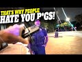 "Let's See How TOUGH You are F***ing P*G!" Washington - DC Cop Tries INTIMIDATING the WRONG DUDE!