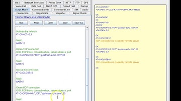 AT+CAOPEN - Open TCP/UDP connection with Simcom SIM70XX modules