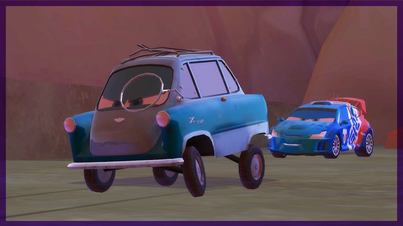 Cars 2 The Video Game Professor Z Canyon Run Request YouTube