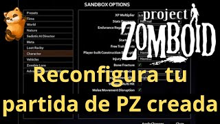 Configure your Project Zomboid game after starting it. The best mod for Project Zomboid.