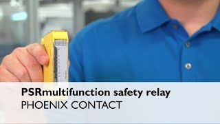 How to connect up to three safety sensors to a single relay with PSRmultifunction
