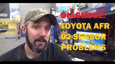 Toyota AFR / 02 Sensor Problems