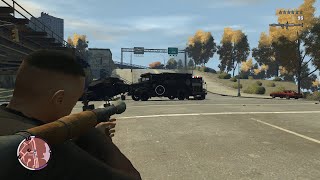 GTA IV TBOGT Epic 6 Star Wanted Level Police Shootout   Escape