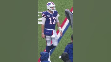Josh Allen Hit The Ref | Buffalo Bills #NFL #Shorts