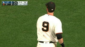 LAD@SF: Belt makes a sliding stop to rob Toles