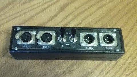Build This 2-Channel XLR Switcher