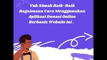 Aplikasi donasi online berbasis website dengan menggunakan payment gateway