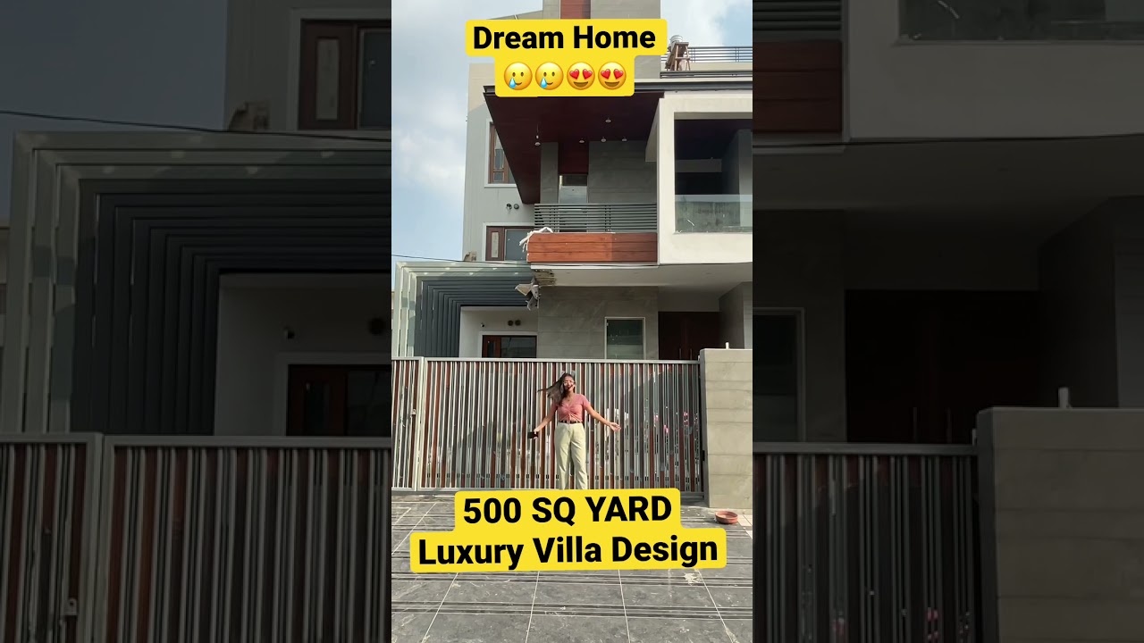 500 Sq Yard Luxury Villa Design | 500 Yard Dream Home Tour 