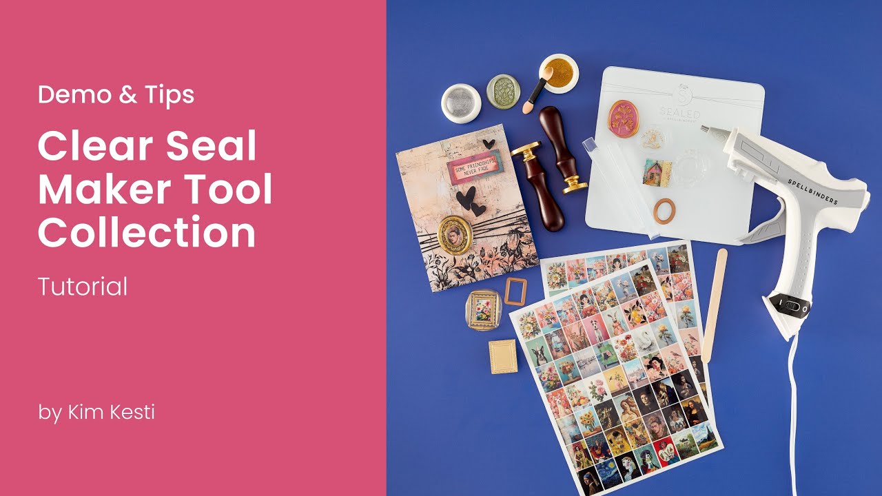 Ваш новый любимый инструмент для рукоделия: демонстрация инструмента Spellbinders Clear Seal Maker