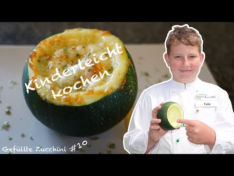 Gefüllte Zucchini mit Hackfleischi - eine gesunde Mahlzeit, in 30 Minuten fertig!| Schmackhaft.tv. 