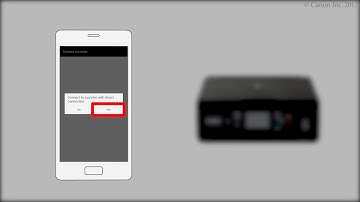 Connecting to a smartphone with Direct Connection (Android) (TS6100 series)