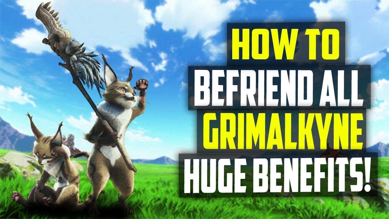 How To Befriend All The Grimalkynes! Epic Palico Gadets You Need To Unlock! Monster Hunter World