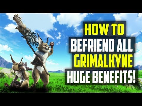 How To Befriend All The Grimalkynes! Epic Palico Gadets You Need To Unlock! Monster Hunter World