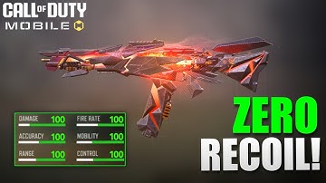 M13 "0 RECOIL" GUNSMITH BUILD | Best M13 Gunsmith Loadout & M13 Attachments | Season 4 COD Mobile