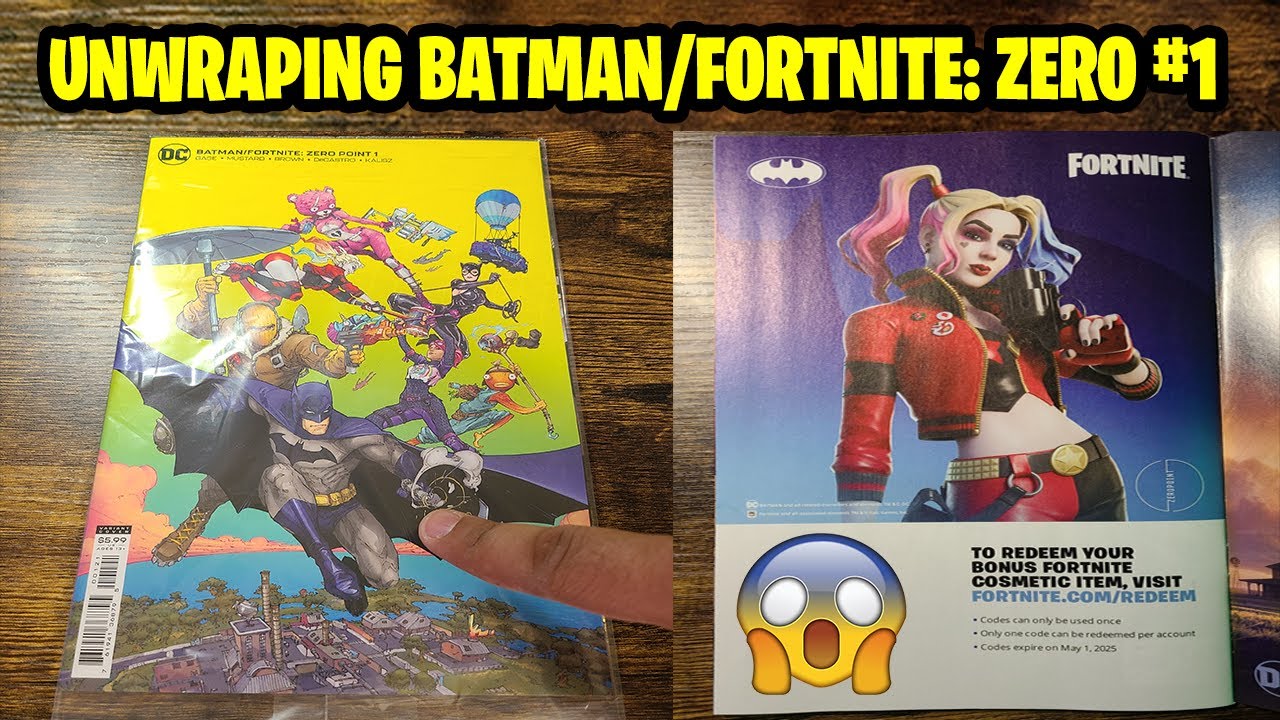 Unwrapping BATMAN/FORTNITE ZERO POINT Comic Book Issue 1 (New