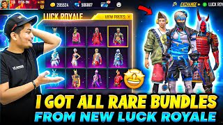 I Got All Rare Bundle😻 And 9999 Diamonds💎 From New Luck Royale Event  -Garena Free Fire