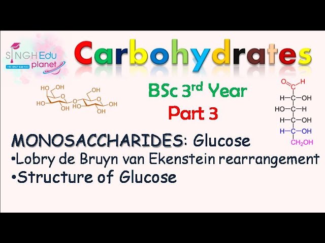 Carbohydrates BSc 3rd Organic Chemistry| Part 3| Monosaccharides Glucose|