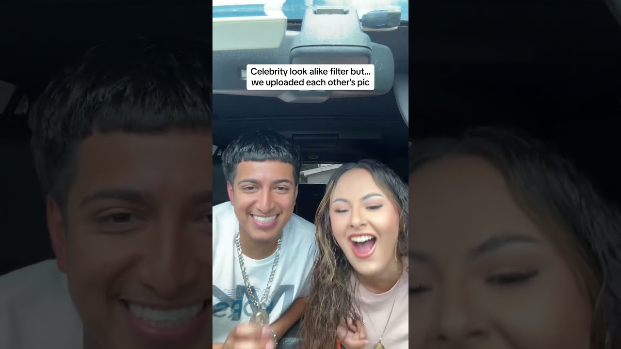 Celebrity look alike filter prank #shortsvideo