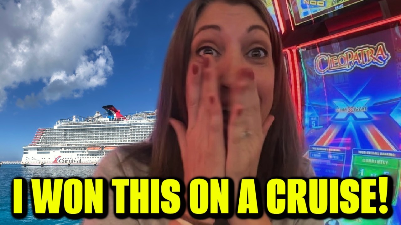 We went on a @BCSlots cruise on the Carnival Jubilee - episode 1 - days 1 and 2