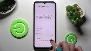 How to Change Font Size on Samsung Galaxy M13 - Adjust Font Size
