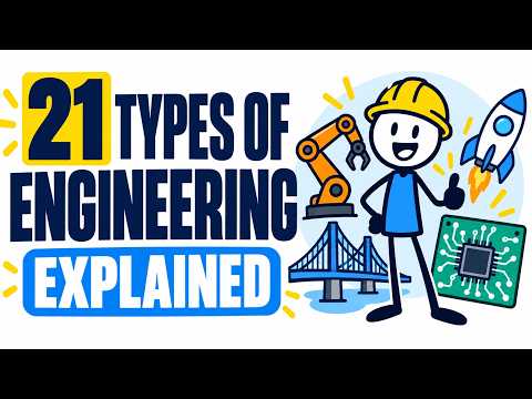 21 Types of Engineering Explained in 18 Minutes