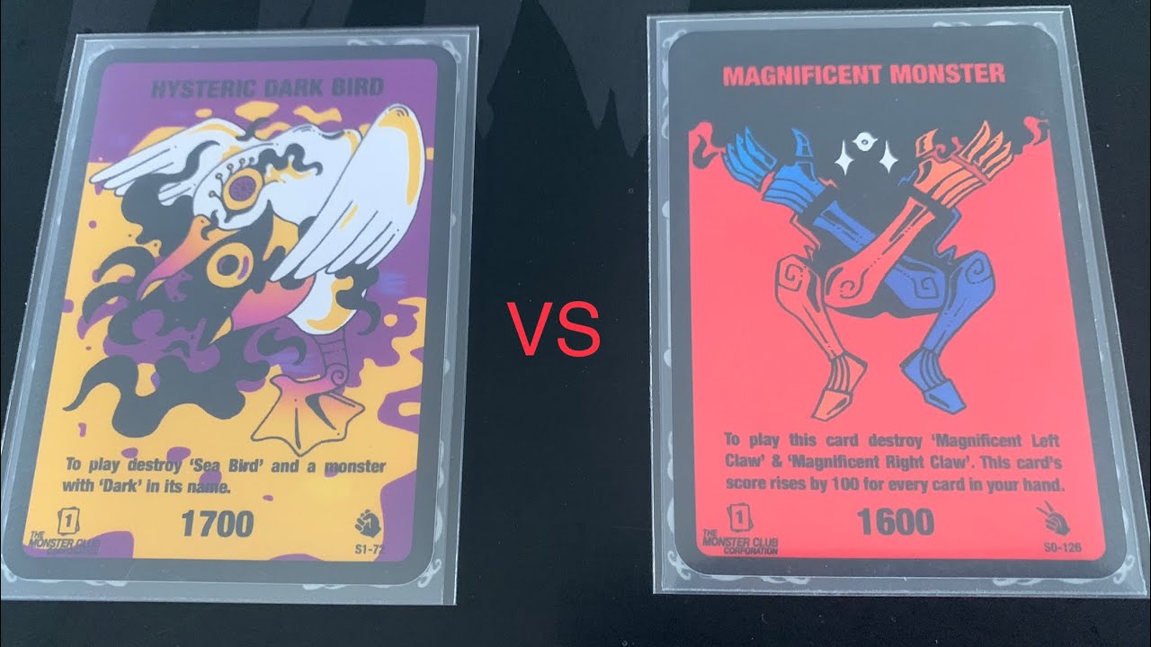 Monster club Match! Dark/bird vs Magnificent Beast