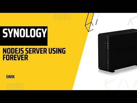 Implement forever package in NodeJS server in Synology NAS DS118