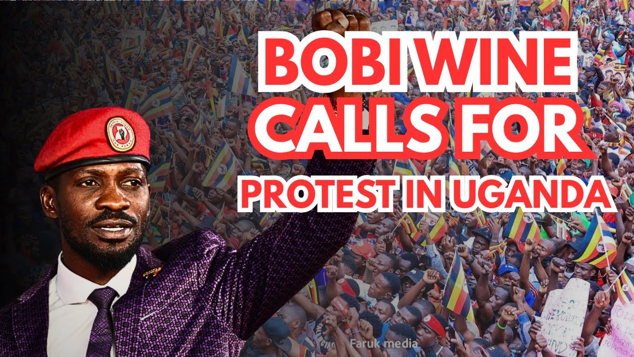 Bobi Wine encouraged Ugandans to take Charge and protest against the election results. 