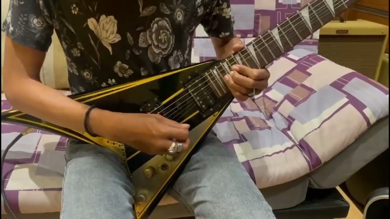 Cobain Gitar Jackson Flying V Randy Rhoads || Pendik RoLL
