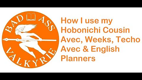 How I use my Hobonichi Cousin Avec, Weeks, Techo A...