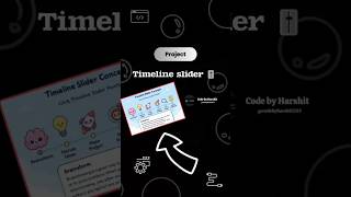 Timeline slider using HTML CSS 🎚️✨ A Dynamic slider animation💕 #timeline #slider #trending #ytshorts