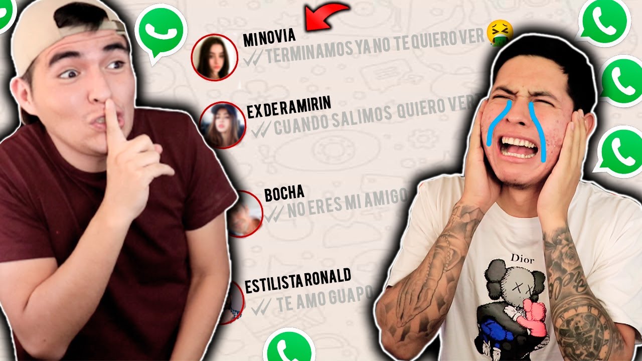 ENTRO AL WHATSAPP de EDSON FDB y ME ENCONTRE con ESTO *LE TERMINA su PAREJA*