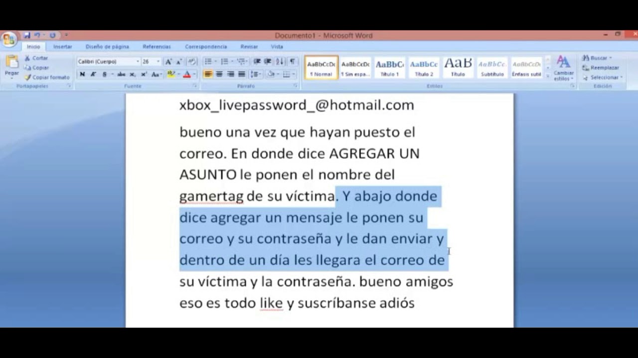 como hackear una cuenta de xbox 360 - YouTube