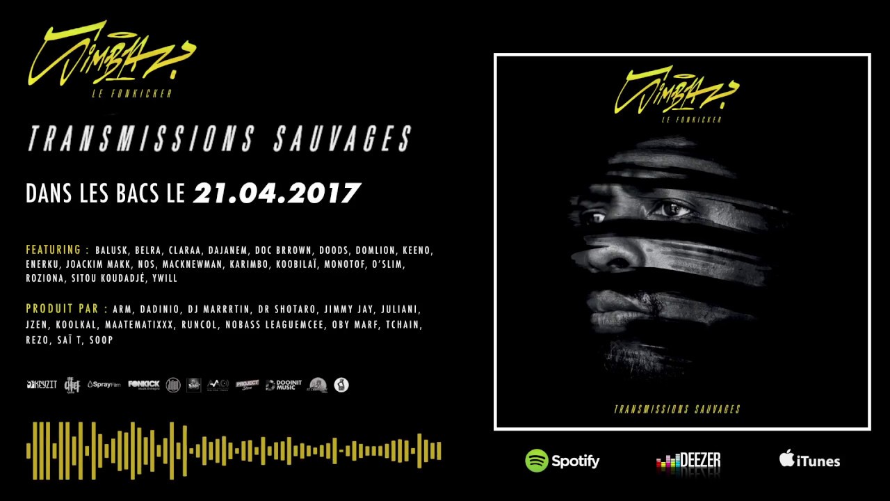 Simba Le Fonkicker - Teaser Album Transmissions Sauvages  par DJ Krooger