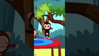 6 Little Monkey | Six Little Monkeys Jumping On The Bed | Songs For Children | #monkey #toddlersongs
