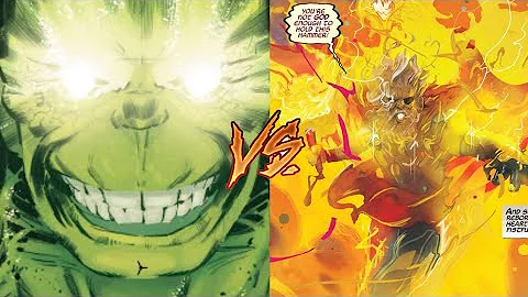 ¿Quién es más fuerte Thor o el inmortal Hulk?