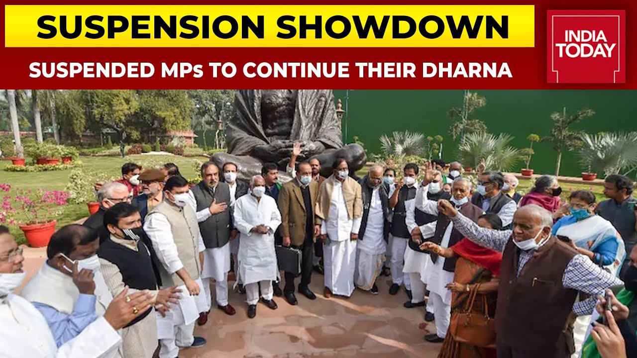 Parliament Winter Session: Opposition To Continue Protest Over Suspension Of 12 MPs Today