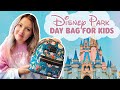 Disney Park Bag for KIDS // What can fit inside a lounge fly bag....it will surprise YOU!