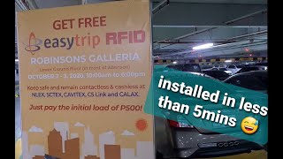 Easytrip RFID Installation - VERY FAST but...