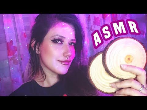 ASMR | TAPPING SUAVE EM MADEIRA PARA DORMIR | SUSSURRO & CHUVA | WOOD TAPPING, WHISPERING & RAIN