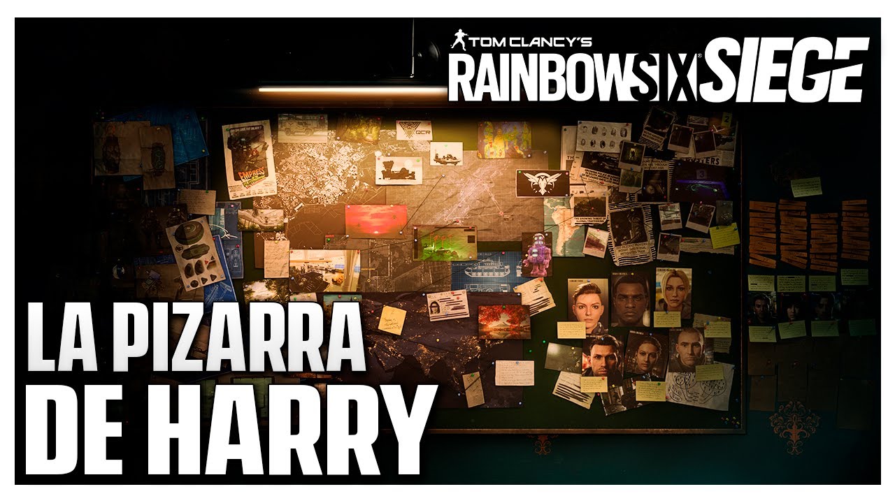 Echamos un vistazo a la pizarra de Harry Six | Caramelo Rainbow Six ...