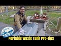 Honeywagon Pro-Tips - How to Fill and Empty Your RV Portable Waste Tank