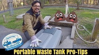 Honeywagon ProTips  How to Fill and Empty Your RV Portable Waste Tank