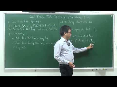 Video Thuộc tính tập hợp của dung dịch: độ tăng nhiệt độ... - youtube