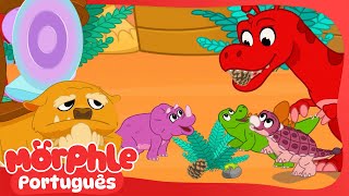 A fuga dos bebês dinossauros 🔴 MARATONA DO MORPHLE! 🔵 Desenhos Animados Infantis em Português