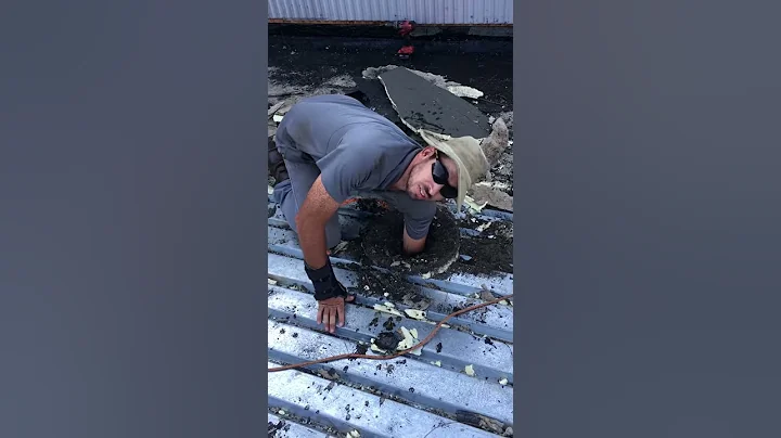 Mysterious clogged roof drain  while Commercial Ro...