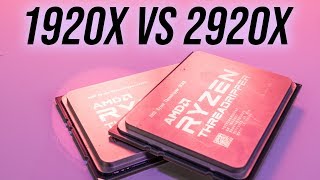 AMD 1920X vs 2920X - Threadripper Comparison and Benchmarks