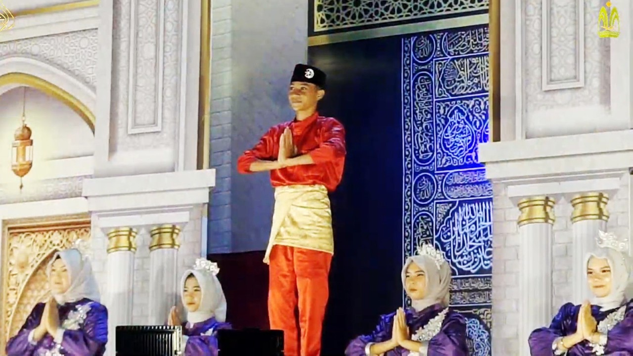 Tari pembukaan Festival Anak Soleh jilid 11 di Handil Baru Samboja; 21-02-2026