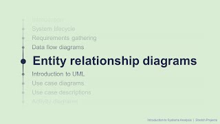 5 Entity Relationship Diagrams - Intro to Systems Analysis